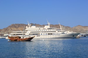 Sultan Qaboos has the world's third largest private yacht.