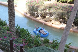 Nancy on the Lazy River, Shangri-La Hotel