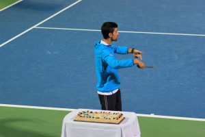 Celebration Cake for Djokovic's 700th Tournament game