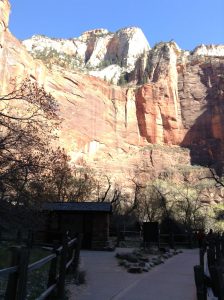 Zion trail head