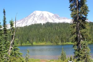Reflection Lake and Mount Rainier
