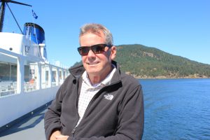 Perry on the British Columbia Ferry