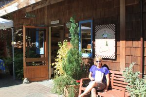 Entrance to Salt Spring Creamery shop