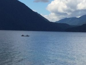 boating on Lake Crescent