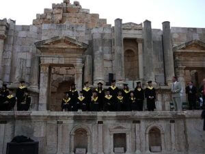 Graduation at ancient Jerash