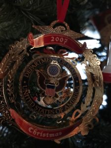 State Department ornament