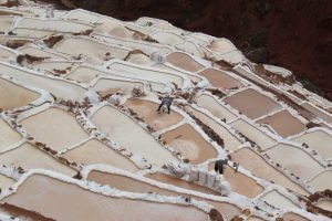 Salt evaporation ponds