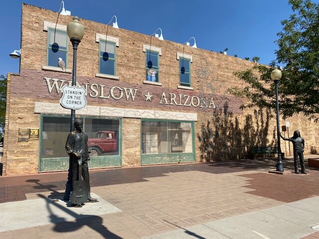 The Corner in Winslow Arizona, made famous by the Eagles